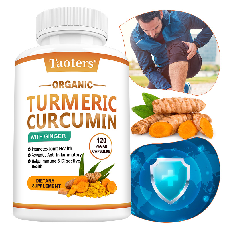 Turmeric Curcumin Capsule - Kurkuma, kurkumin i imbryk w kapsułkach,