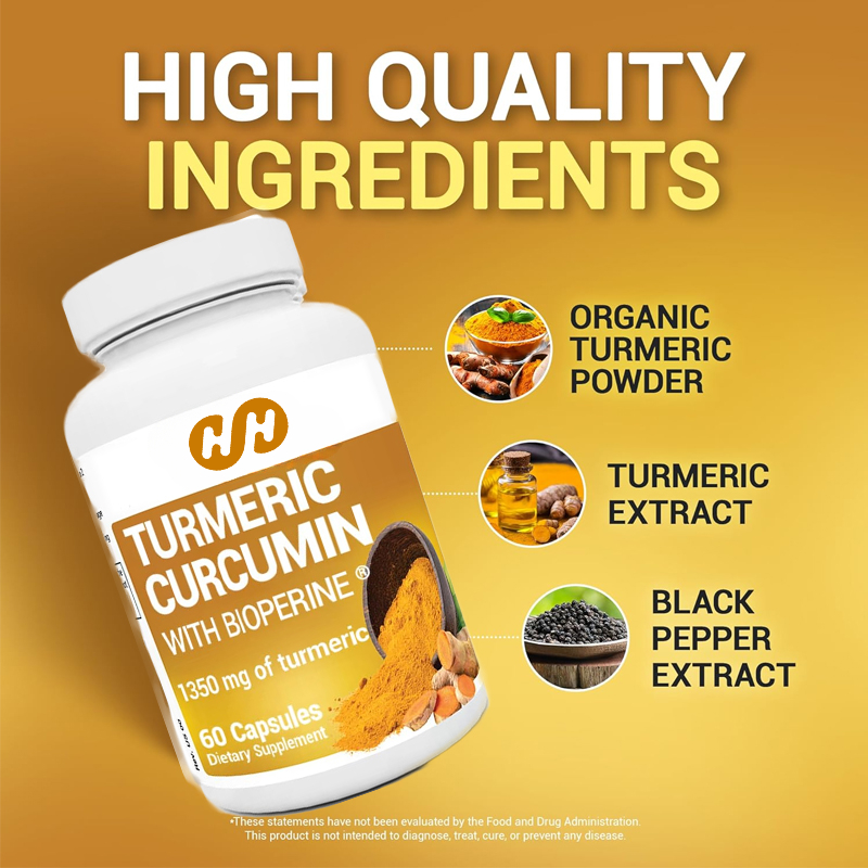 Turmeric Curcumin Capsule - Suplement z kurkumą i czarnym pieprzem