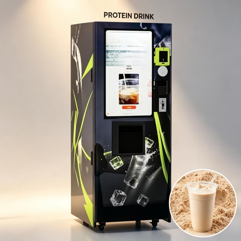 Nutrition Fitness Center - Komercyjny automat do przygotowywania koktajli proteinowych