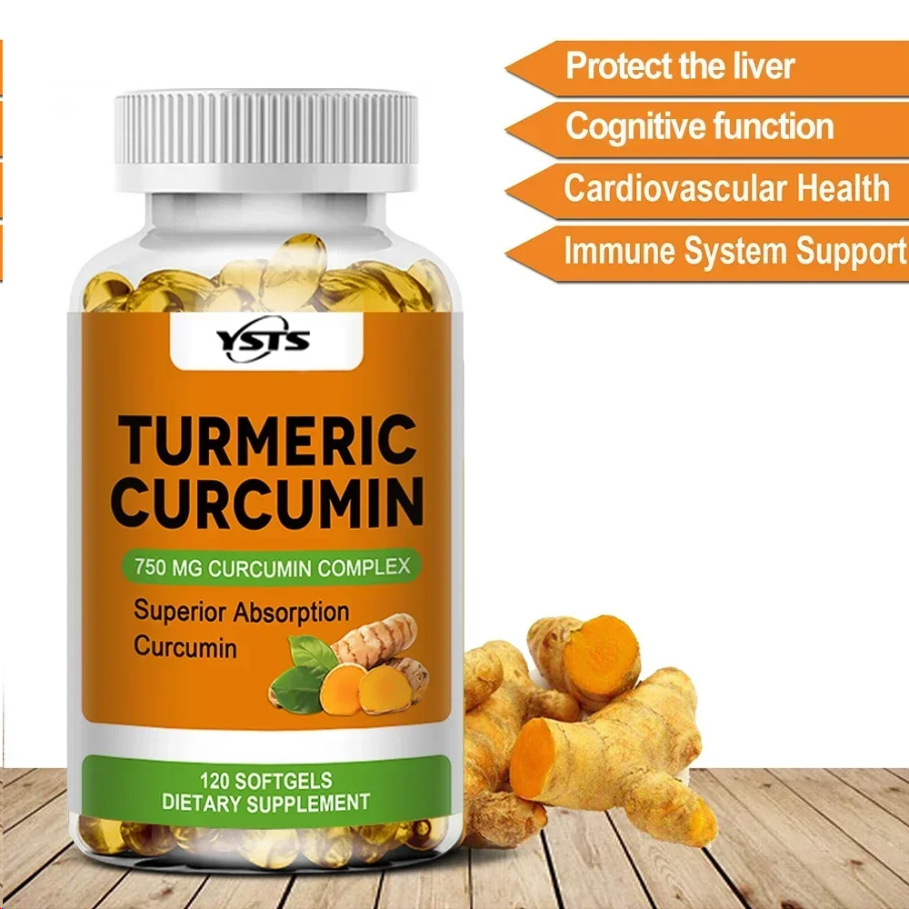 Turmeric Curcumin Capsule - Organiczna Kurkuma z Kurkuminą - 750