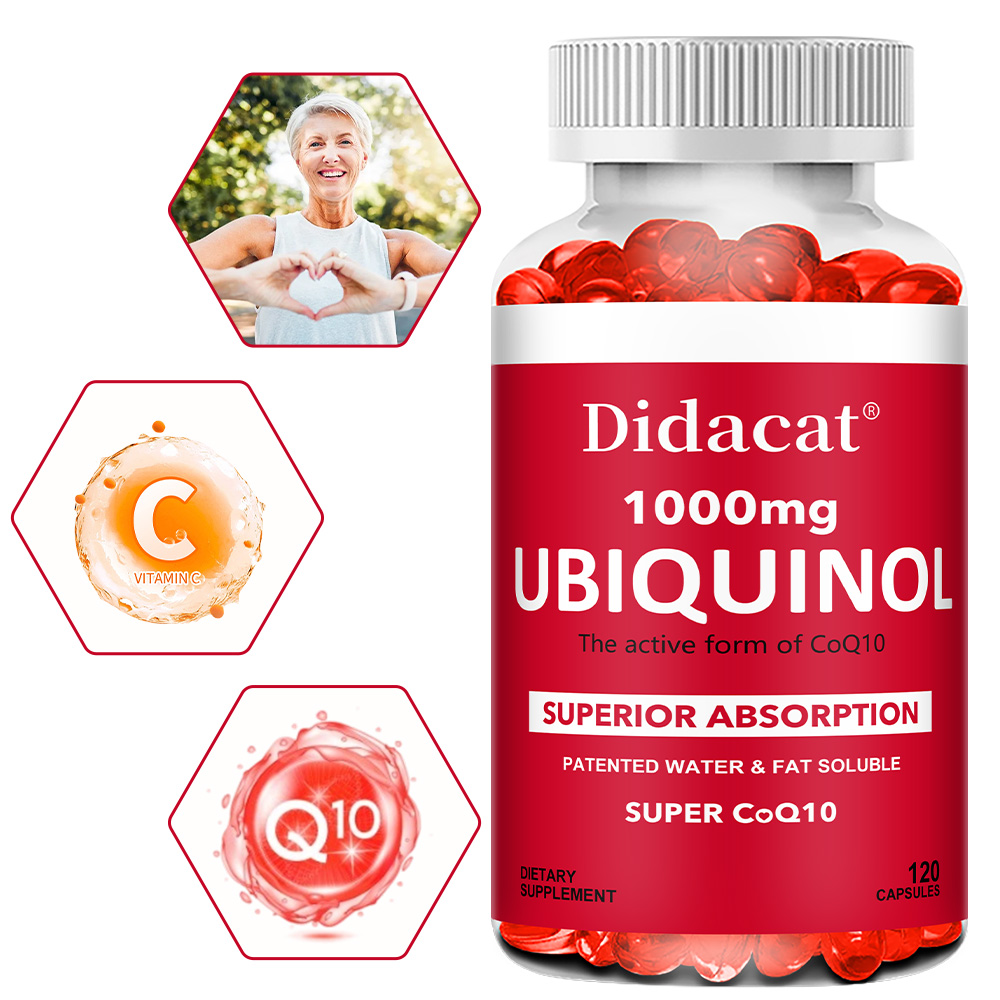 Nac N Acetyl Cysteine - Ubiquinol CoQ10 1000mg w kapsułkach miękkich,