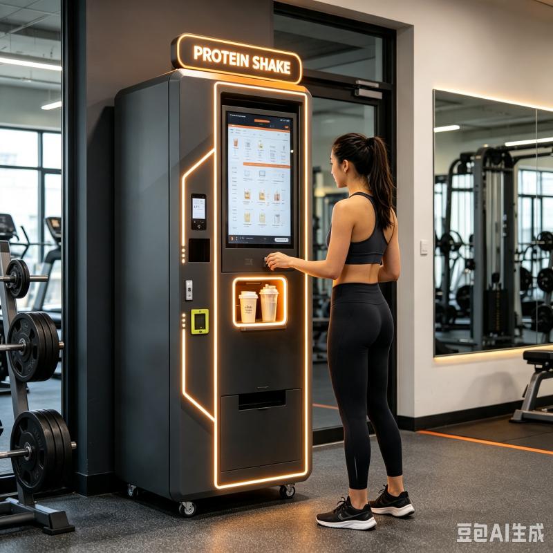 Nutrition Fitness Center - Automatyczny automat do shake'ów proteinowych, personalizowane