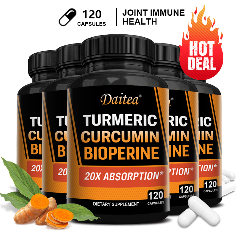 Turmeric Curcumin Capsule - Kurkuma z kurkuminą i BioPerine 95%