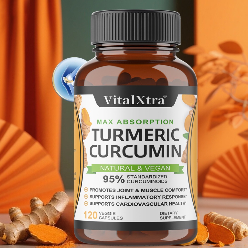 Turmeric Curcumin Capsule - Kurkuma z kurkuminą i czarnym pieprzem