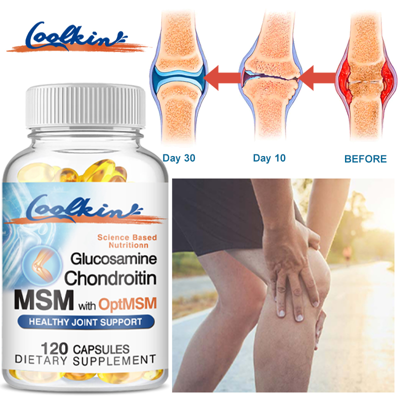 Glucosamine Chondroitin Joint - Glukozamina Chondroityna MSM - Poprawia wchłanianie,