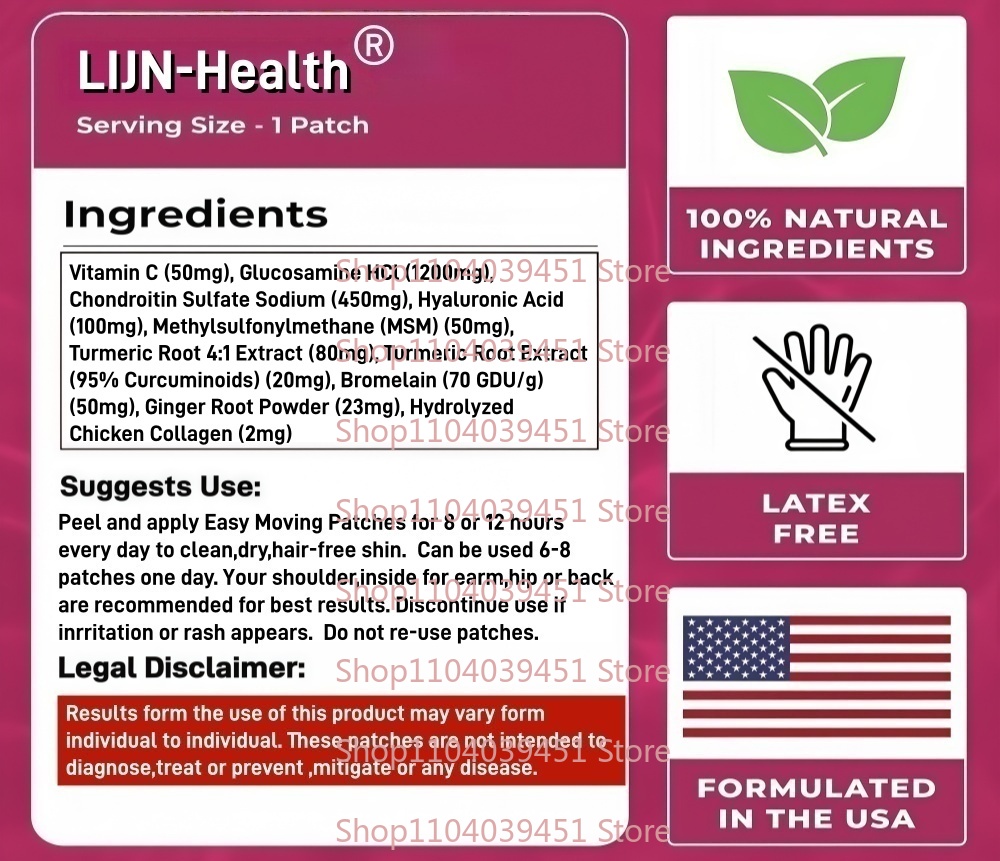 30 Plastrów Glukozamina i Chon – Glucosamine Chondroitin Joint recenzja i cena