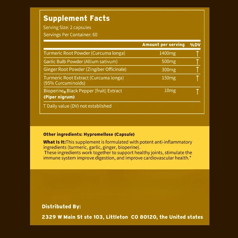 Suplement 4 w 1 Kurkuma i Imbi – Turmeric Curcumin Capsule recenzja i cena
