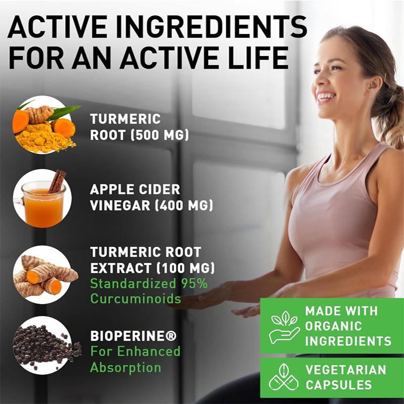 Organiczny proszek z korzenia  – Turmeric Curcumin Capsule recenzja i cena