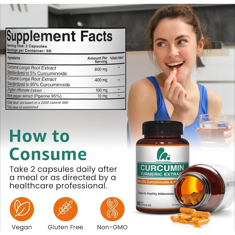 Suplement diety Kurkuma Kurkum – Turmeric Curcumin Capsule recenzja i cena