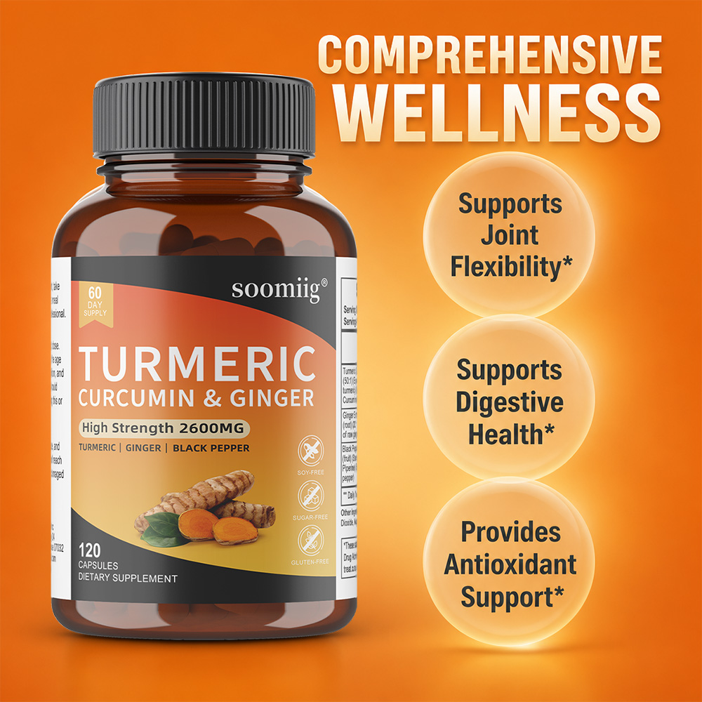 Kapsułki z kurkumą, imbirem i  – Turmeric Curcumin Capsule recenzja i cena