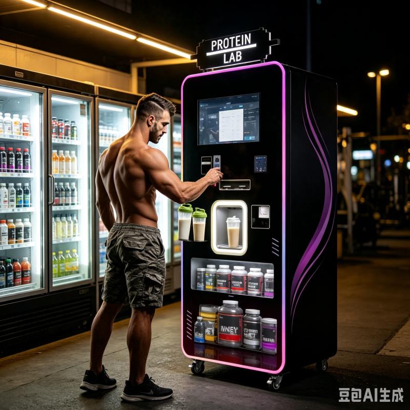 Automat do sprzedawania koktaj – Nutrition Fitness Center recenzja i cena