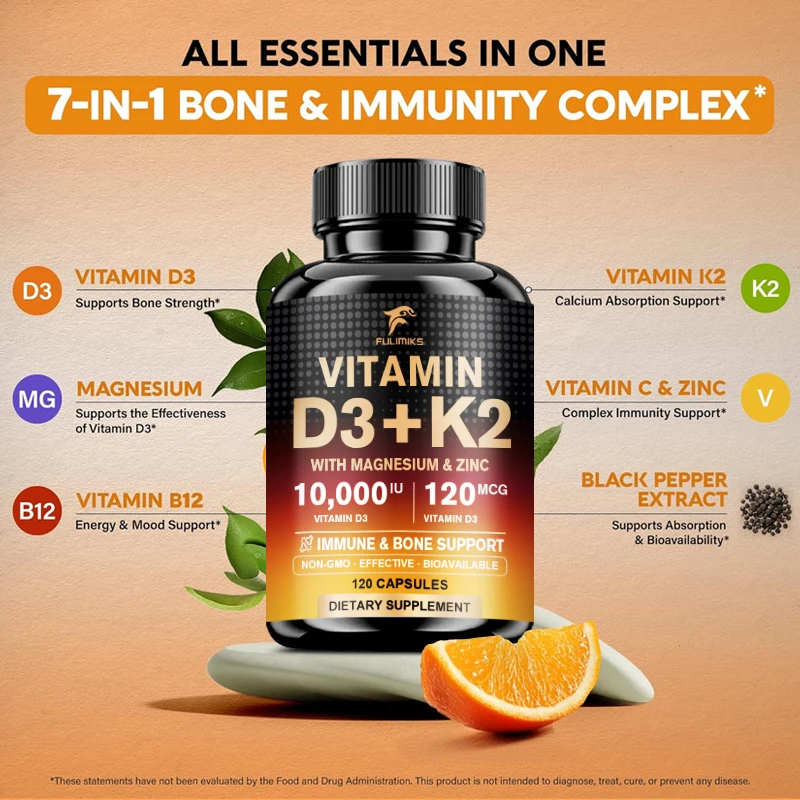 Kapsułki z Witaminą D3 K2 wspo – Glucosamine Chondroitin Joint recenzja i cena