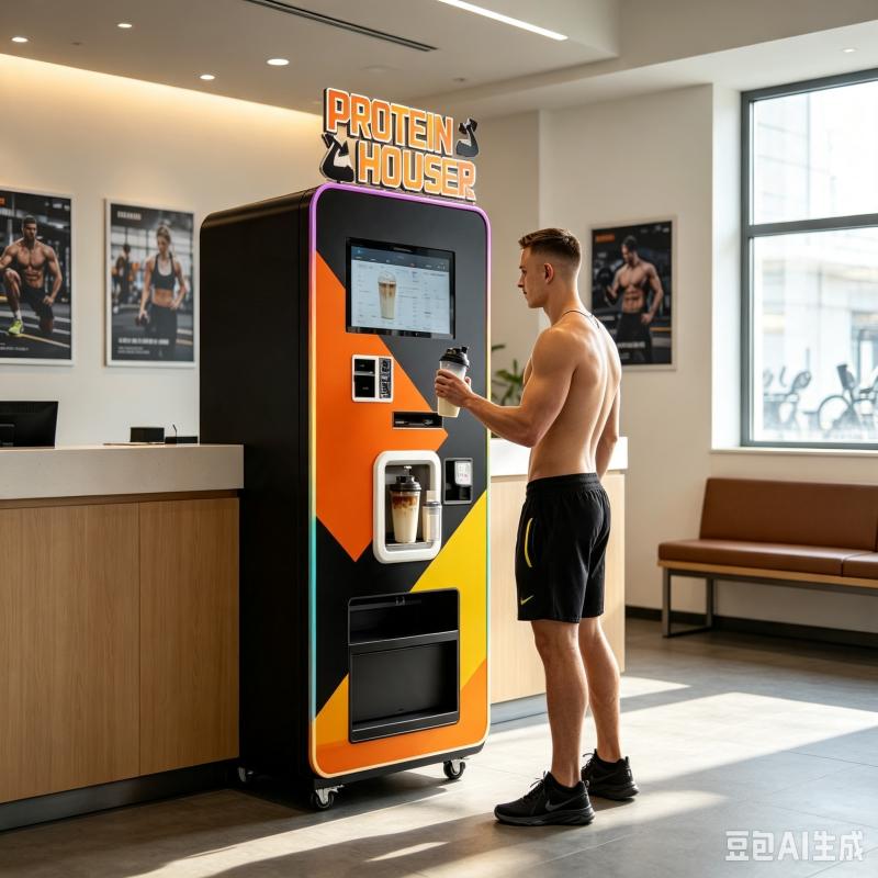 Automatyczny automat do shake' – Nutrition Fitness Center recenzja i cena