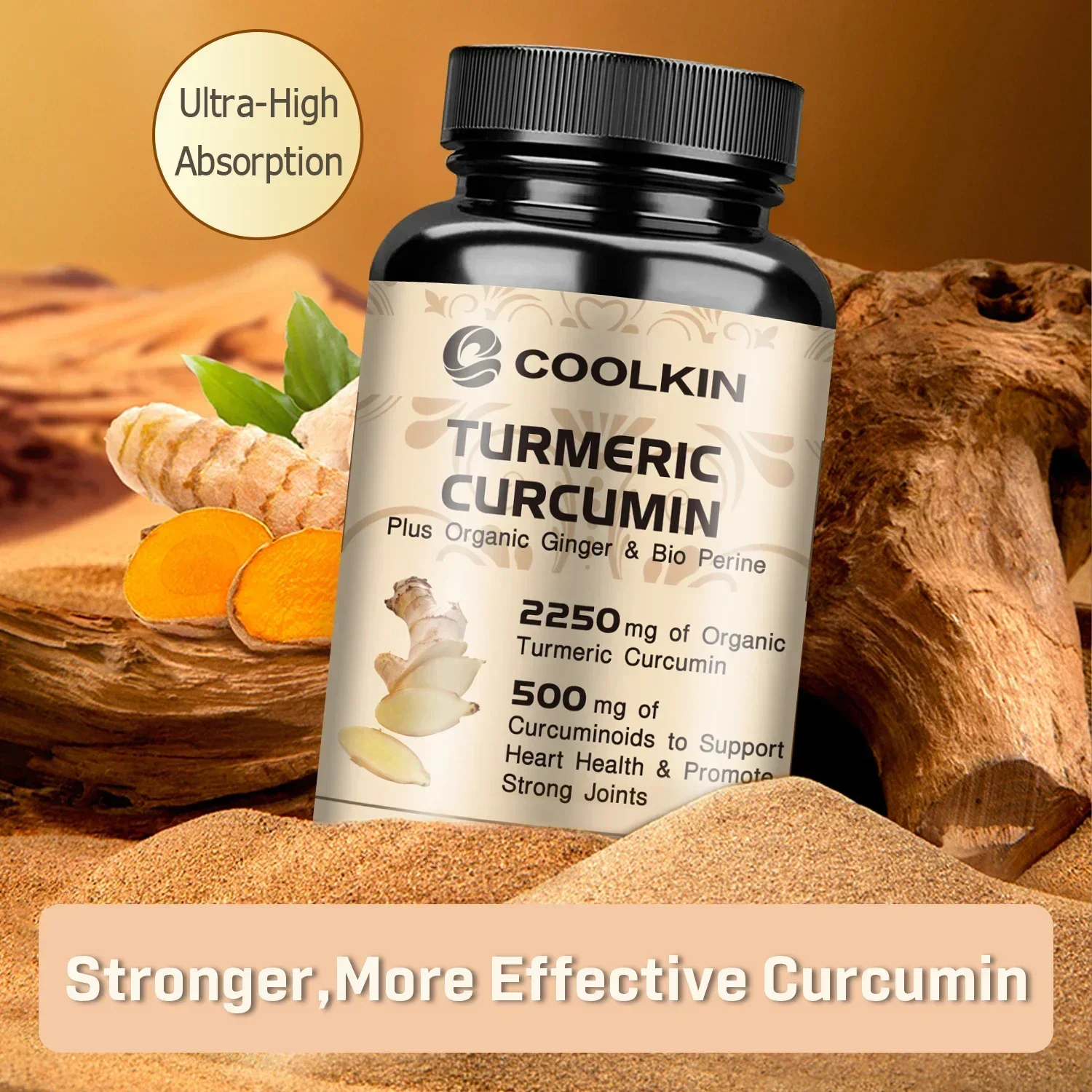 Kurkuma Kurkumin - z 95% kurku – Turmeric Curcumin Capsule recenzja i cena