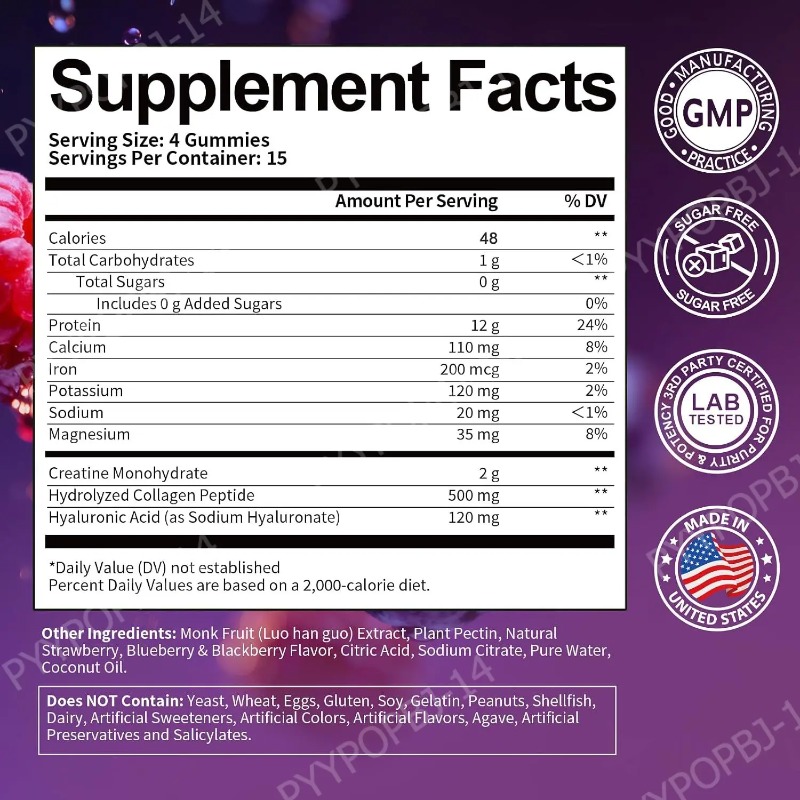 Żelki proteinowe z kreatyną, k – Fitness Nutrition Energy recenzja i cena