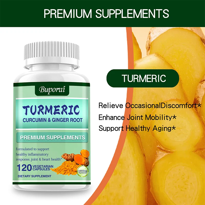 Kurkuma Kurkumin + Korzeń Imbi – Turmeric Curcumin Capsule recenzja i cena